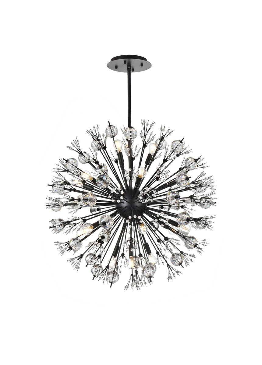 Elegant Vera 2500D32BK Pendant Light - Black