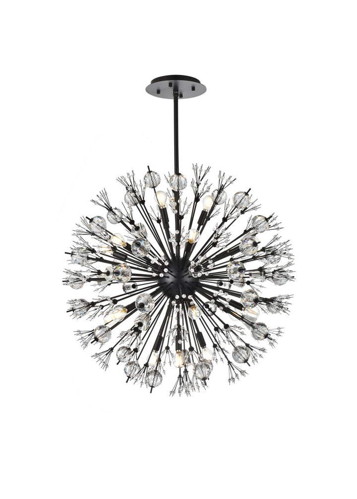 Elegant Vera 2500D32BK Pendant Light - Black