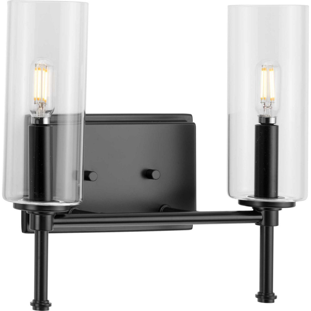 Progress Elara P300357-31M Bath Vanity Light 13 in. wide - Matte Black