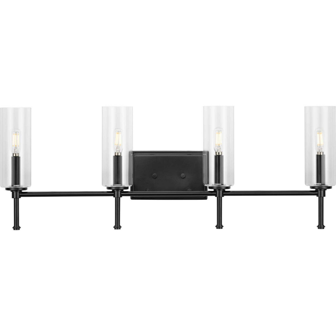 Progress Elara P300359-31M Bath Vanity Light 32 in. wide - Matte Black