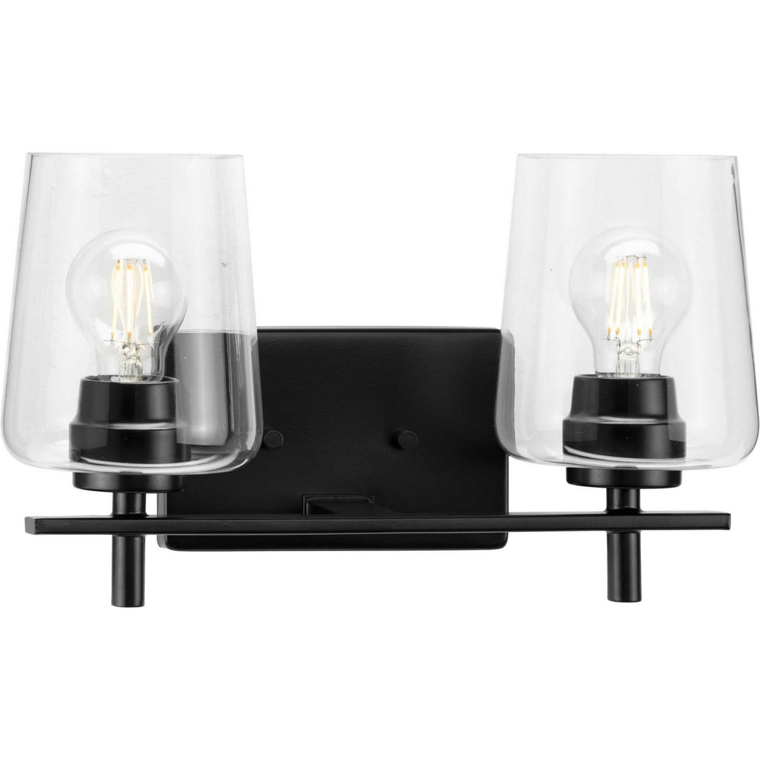 Progress Calais P300361-31M Bath Vanity Light 15 in. wide - Matte Black