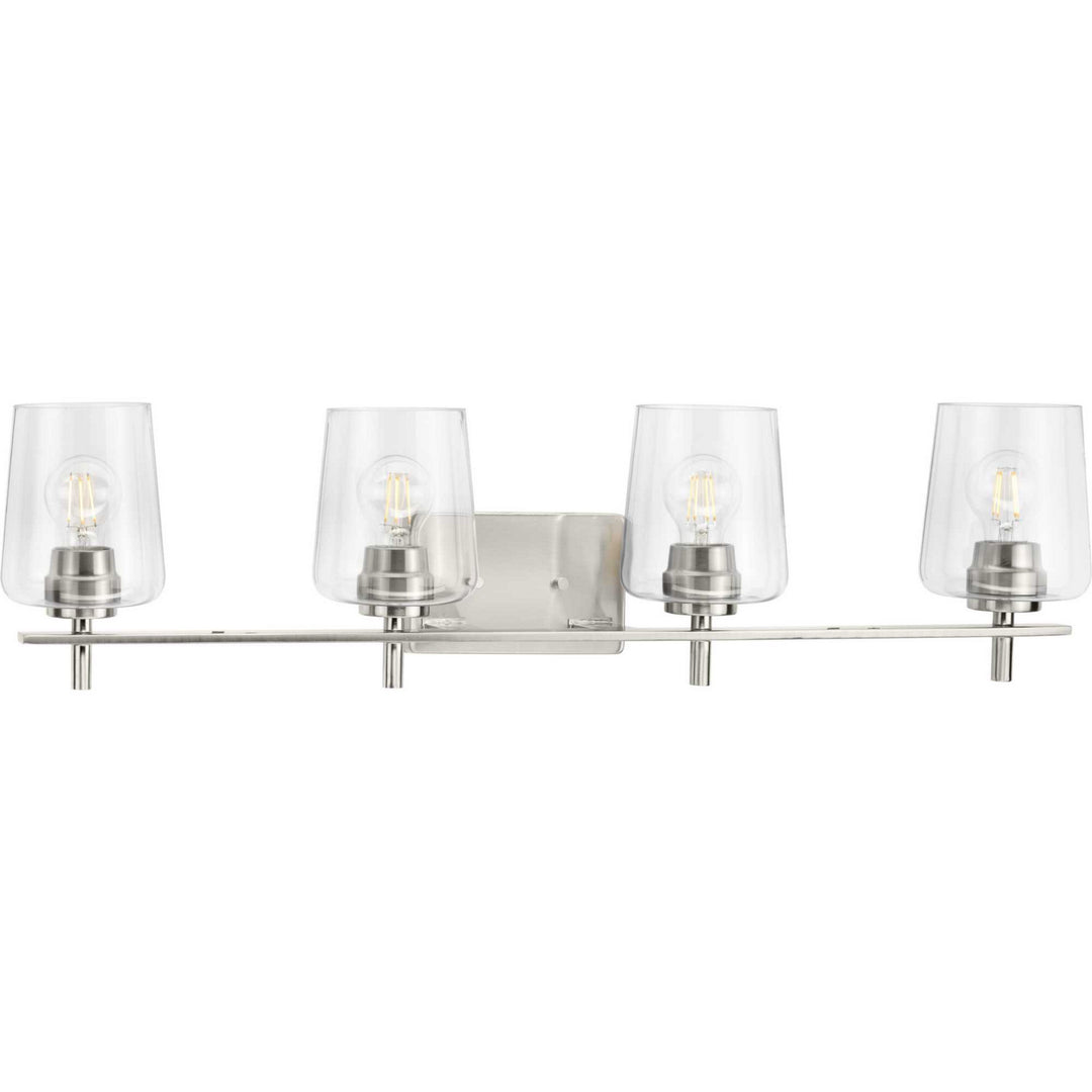 Progress Calais P300363-009 Bath Vanity Light 34 in. wide - Brushed Nickel