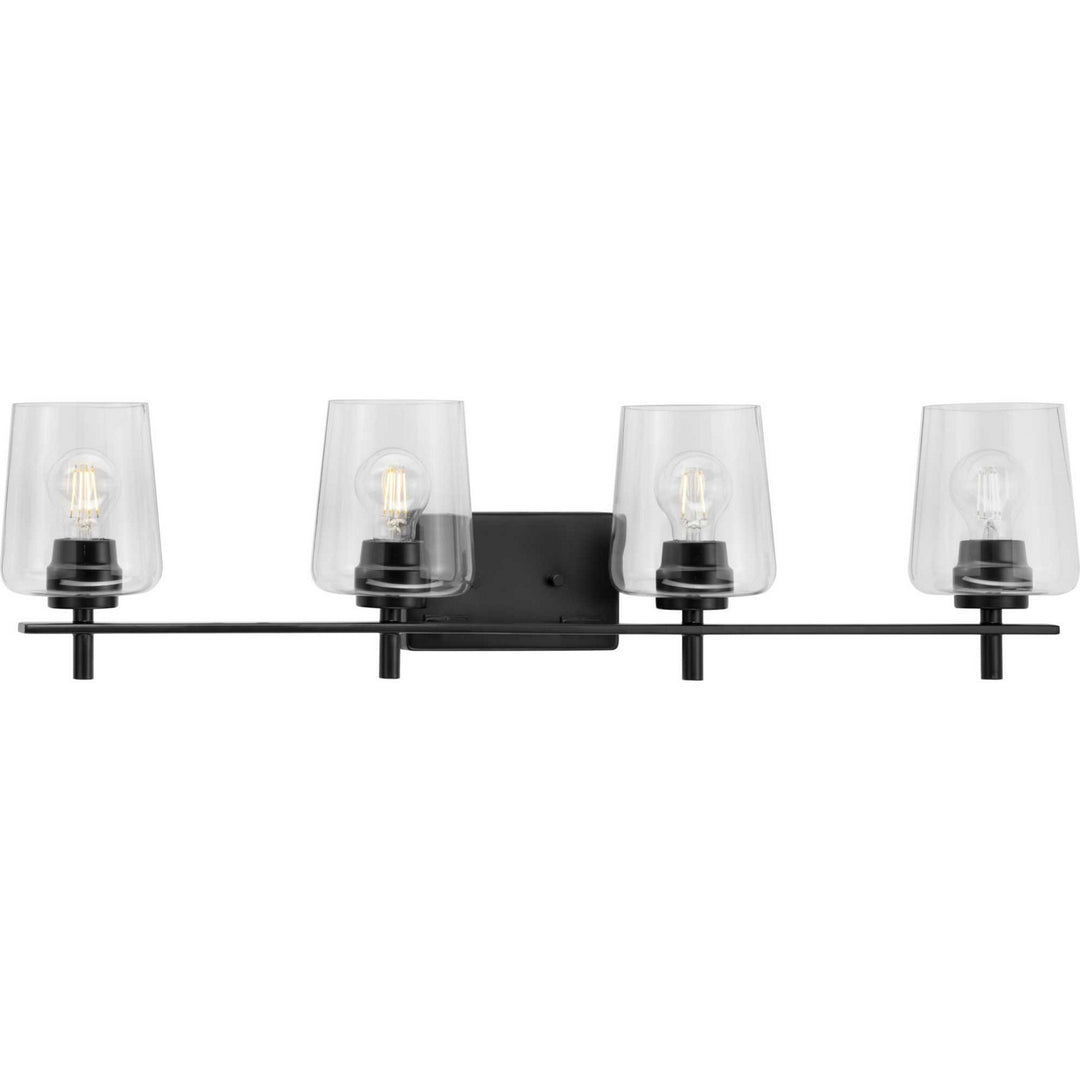 Progress Calais P300363-31M Bath Vanity Light 34 in. wide - Matte Black