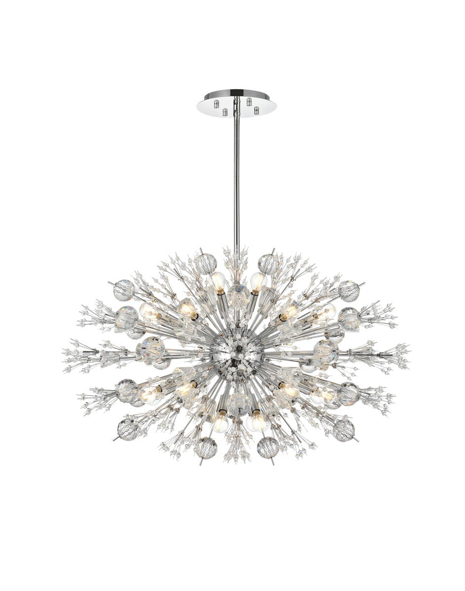 Elegant Vera 2500D36C Pendant Light - Chrome