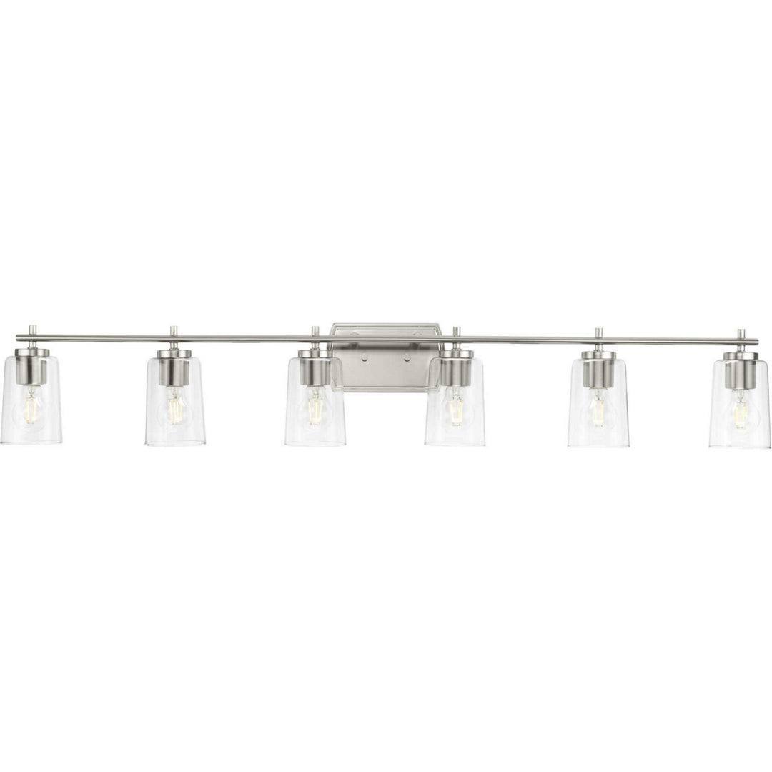 Progress Adley P300372-009 Bath Vanity Light 49 in. wide - Brushed Nickel