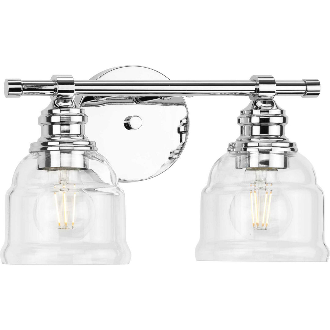 Progress Ambrose P300374-015 Bath Vanity Light 13 in. wide - Polished Chrome