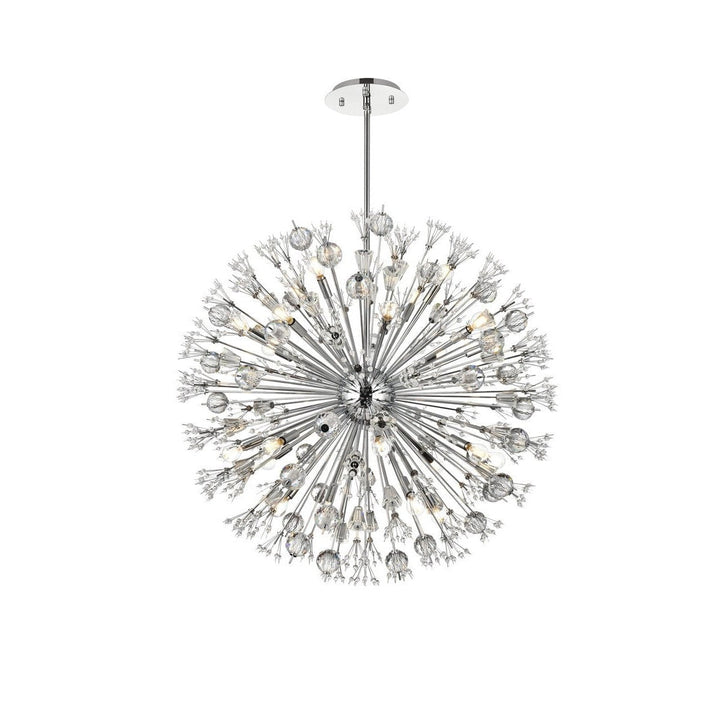 Elegant Vera 2500D38C Chandelier Light - Chrome