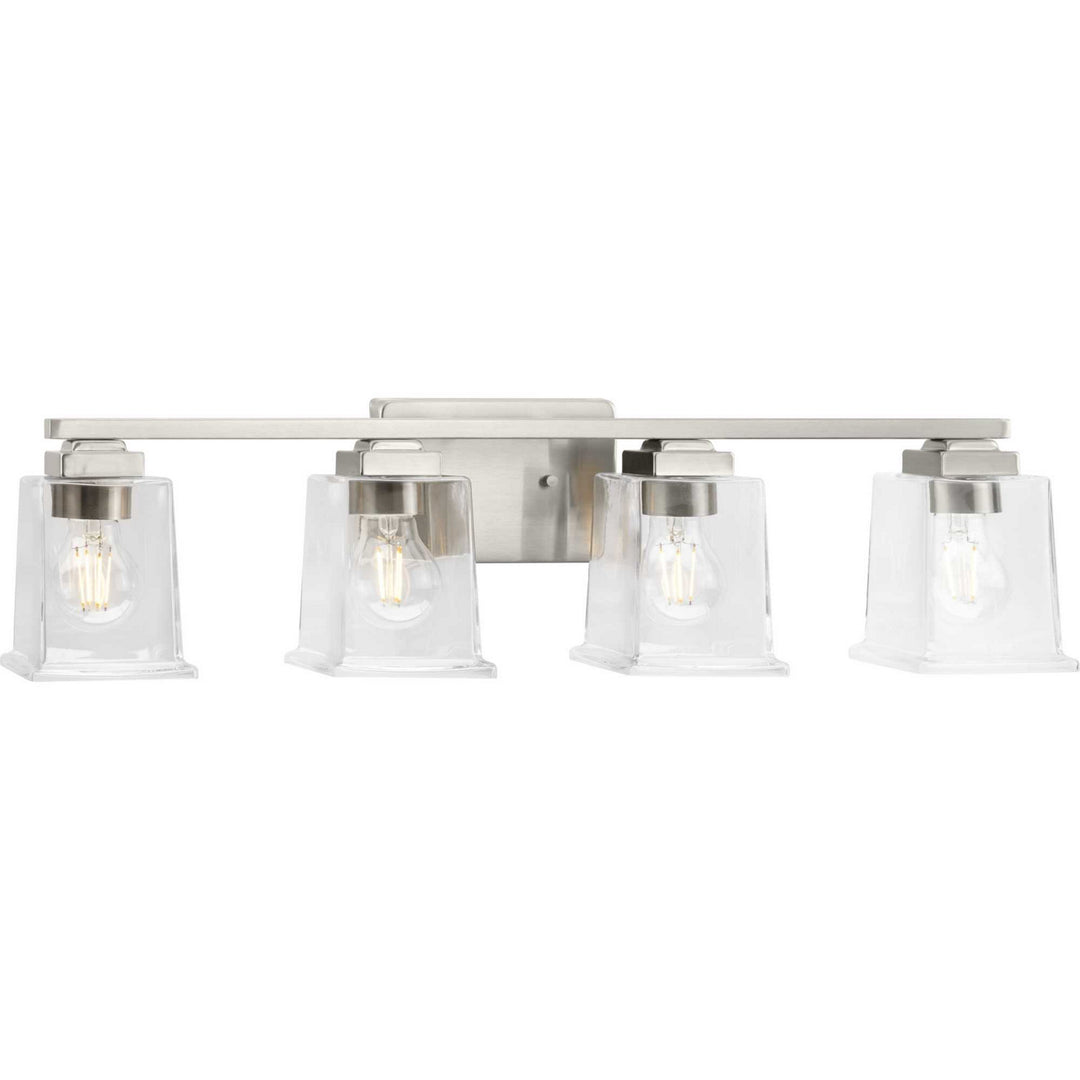 Progress Gilmour P300380-009 Bath Vanity Light 28 in. wide - Brushed Nickel