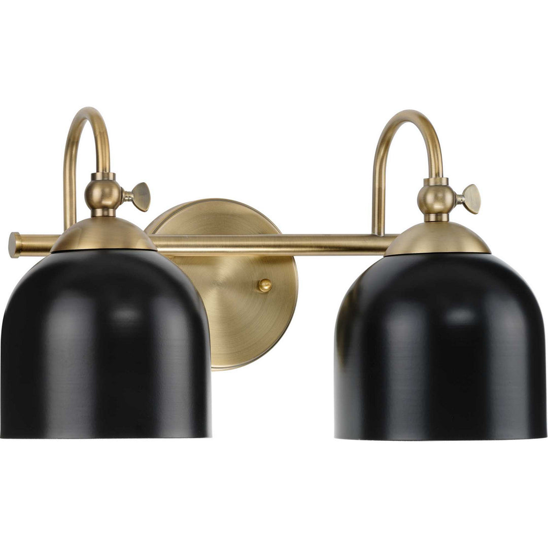 Progress Dalton P300382-163 Bath Vanity Light 15 in. wide - Vintage Brass