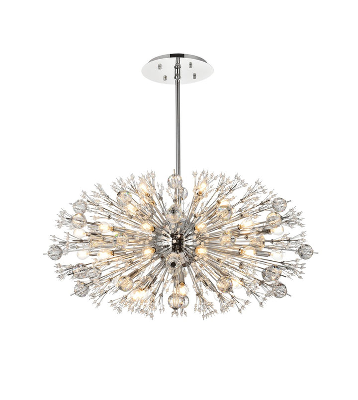 Elegant Vera 2500D42C Chandelier Light - Chrome