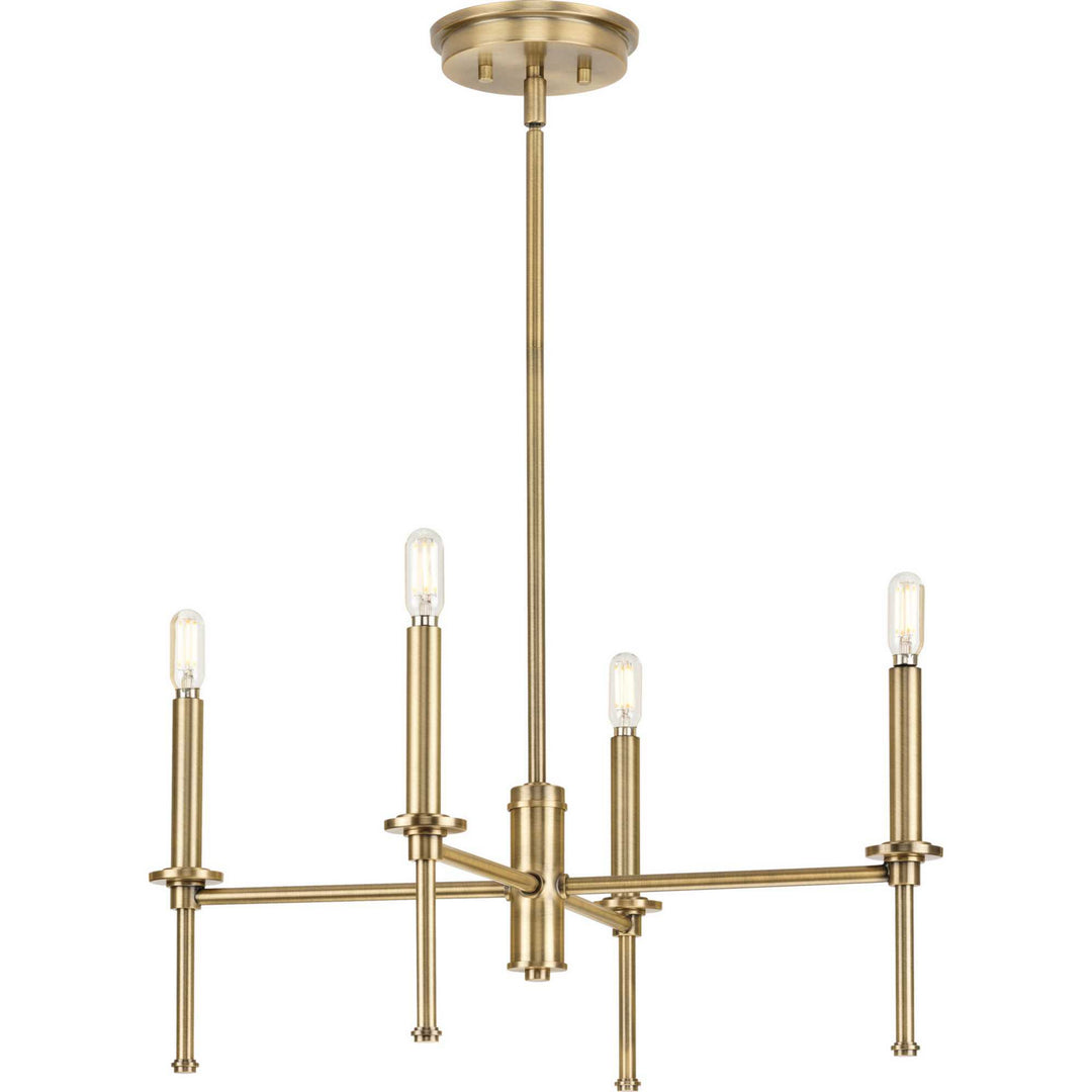 Progress Elara P400293-163 Chandelier Light - Vintage Brass