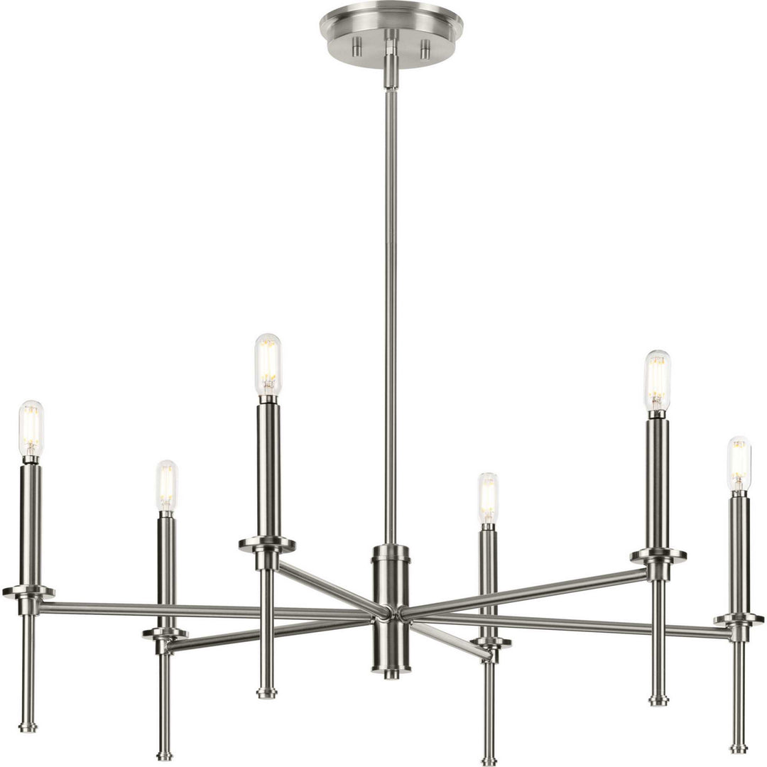 Progress Elara P400294-009 Chandelier Light - Brushed Nickel