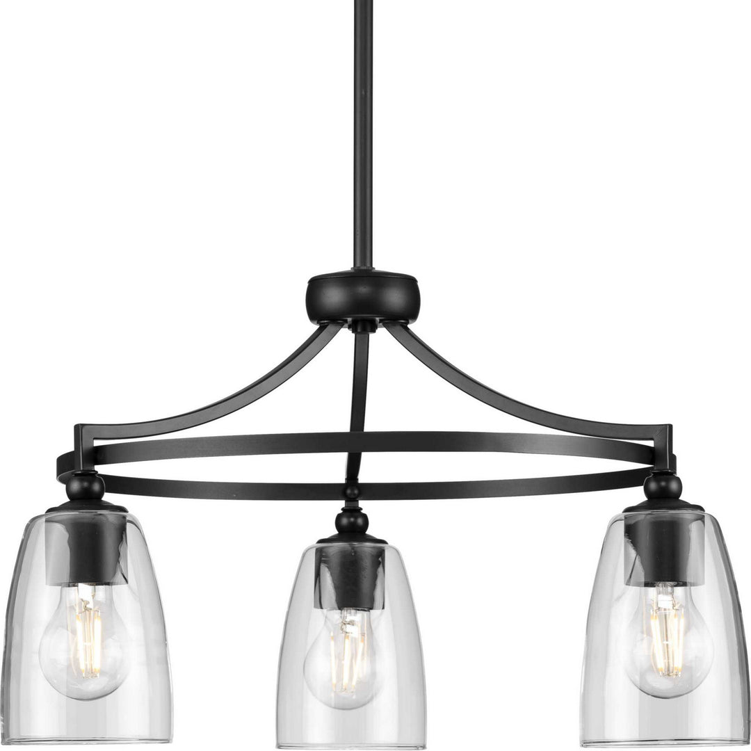 Progress Parkhurst P400295-31M Chandelier Light - Matte Black