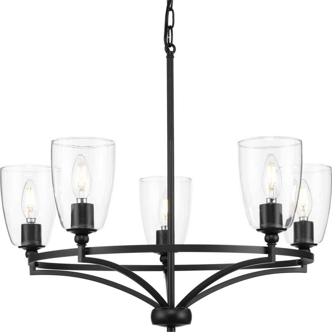Progress Parkhurst P400296-31M Chandelier Light - Matte Black