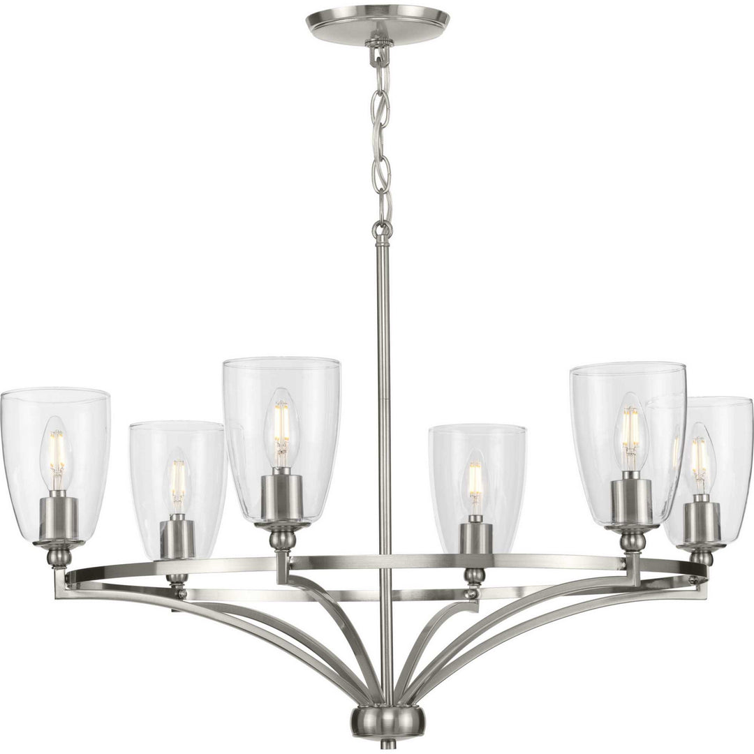 Progress Parkhurst P400297-009 Chandelier Light - Brushed Nickel