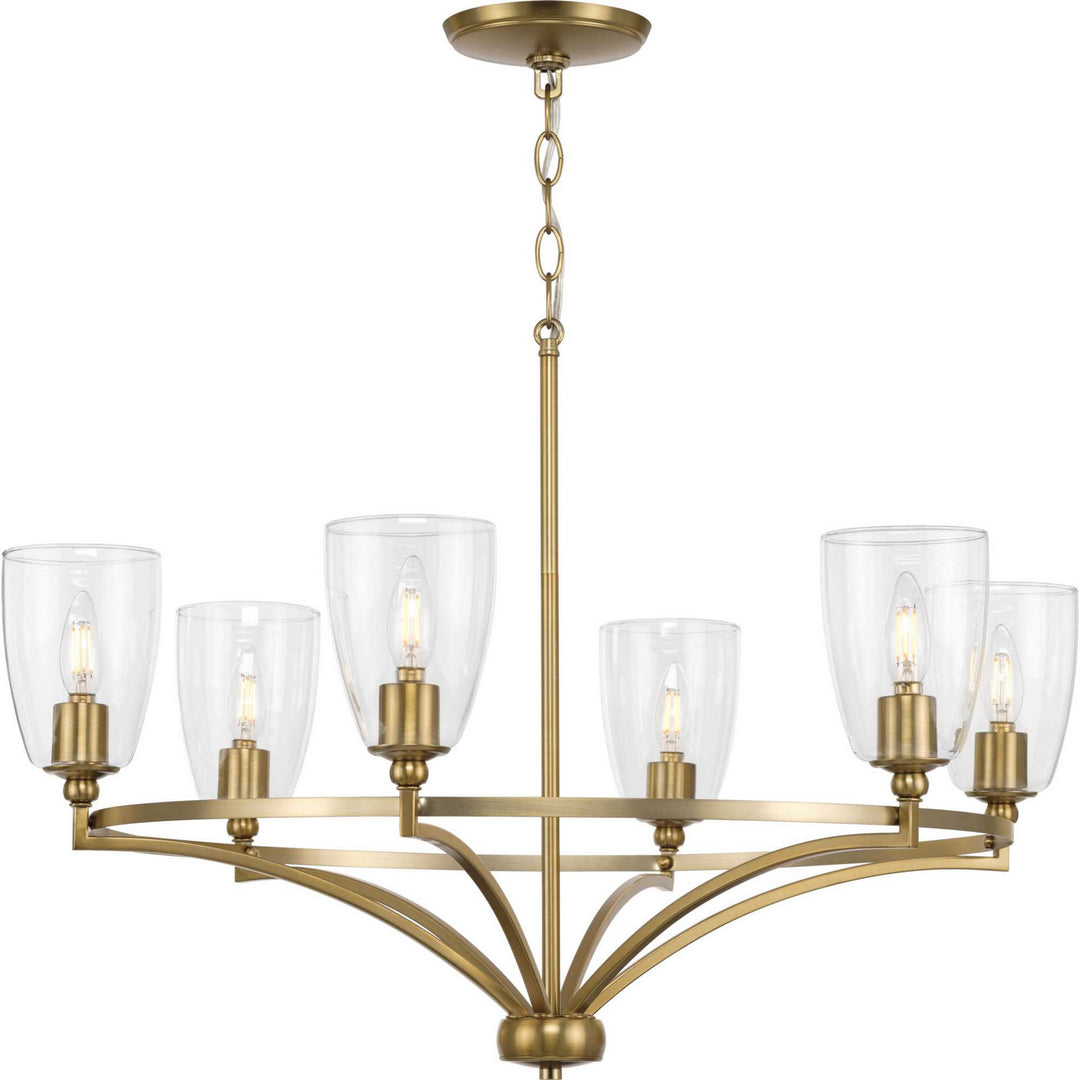 Progress Parkhurst P400297-109 Chandelier Light - Brushed Bronze