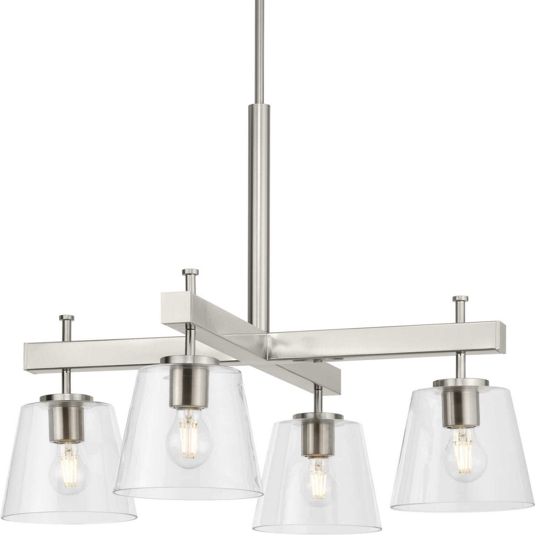 Progress Saffert P400299-009 Chandelier Light - Brushed Nickel