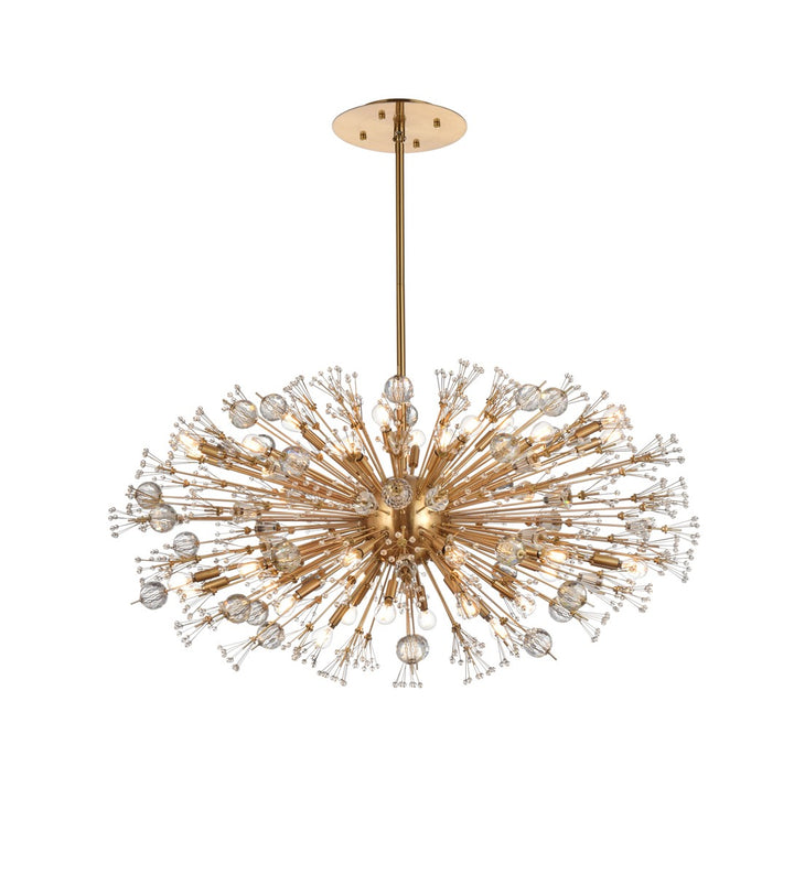 Elegant Vera 2500D48SG Chandelier Light - Gold