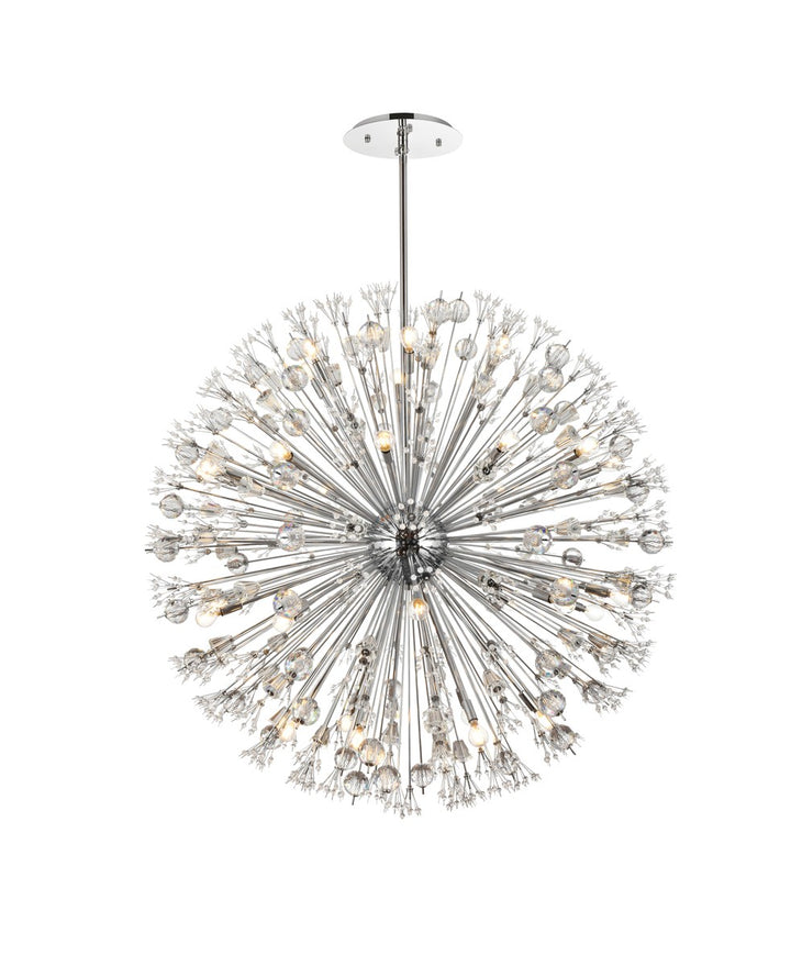 Elegant Vera 2500D50C Chandelier Light - Chrome