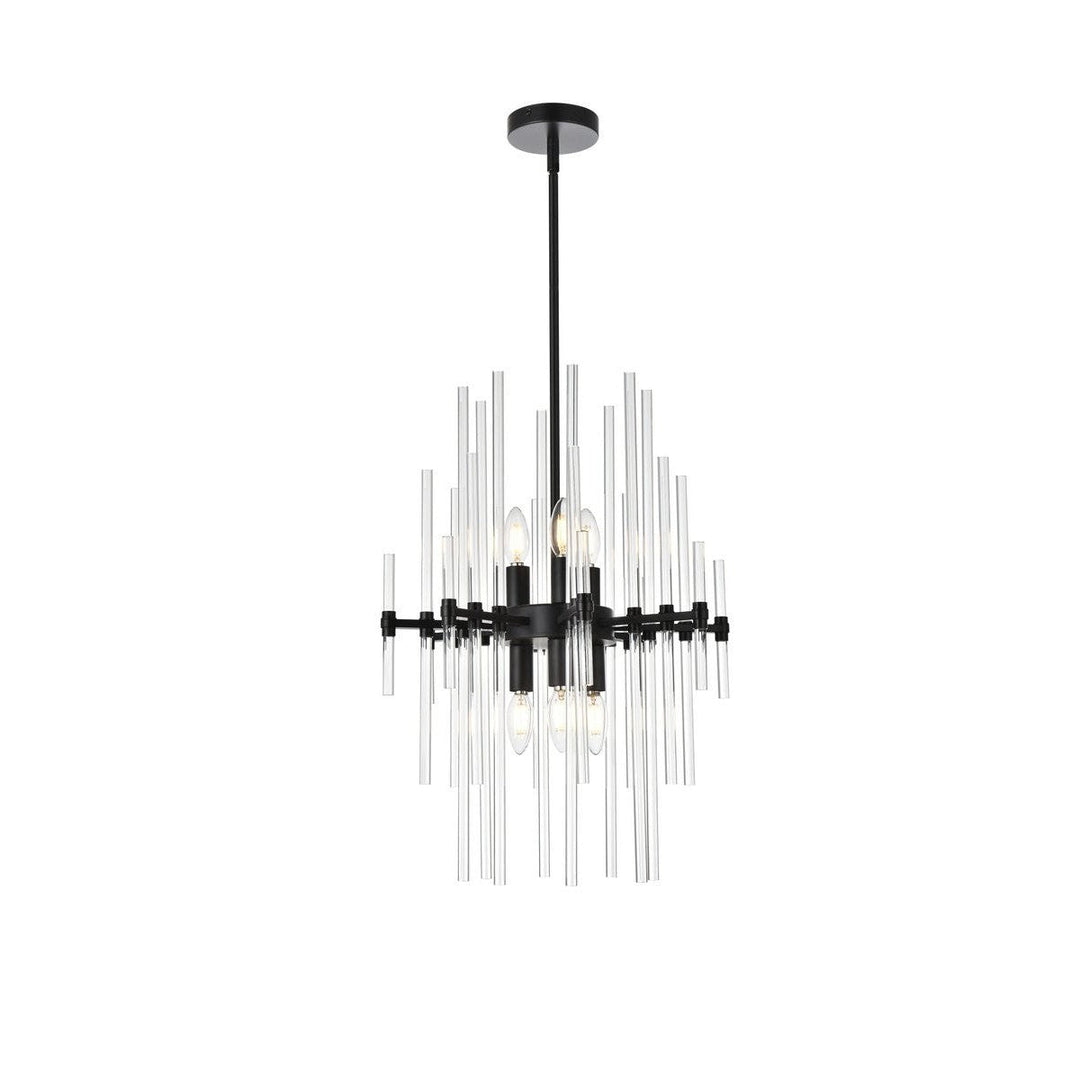 Elegant Sienna 2502D17BK Pendant Light - Black