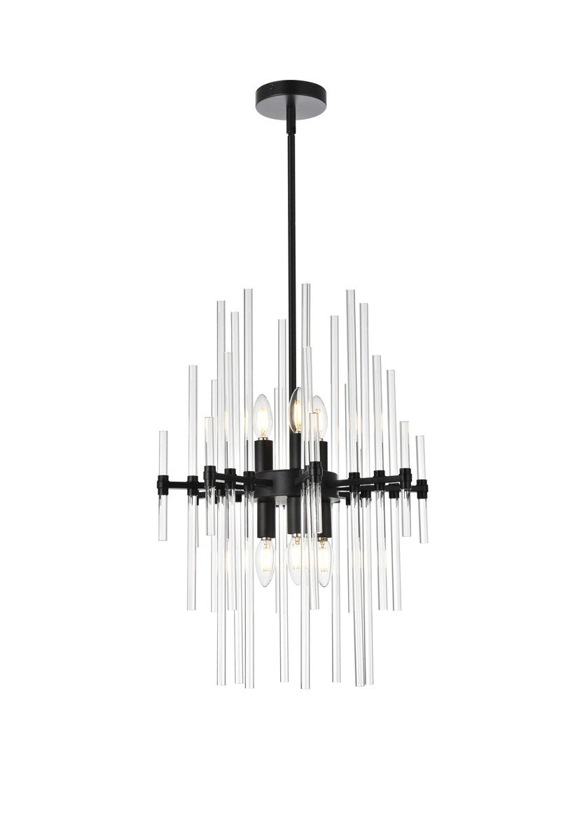 Elegant Sienna 2502D17BK Pendant Light - Black