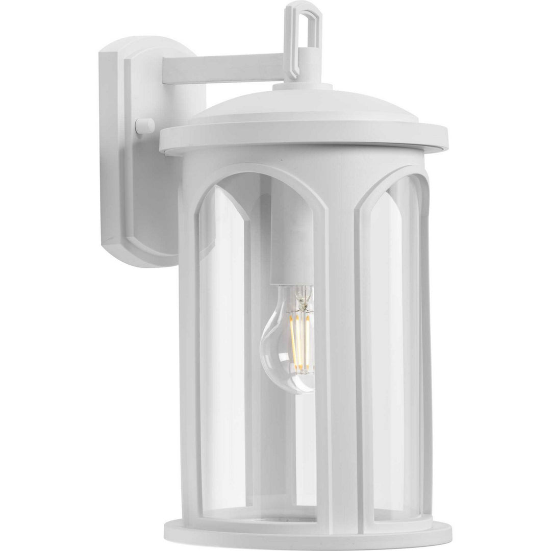 Progress Lighting P560088-028 Gables One Light Outdoor Wall Lantern Outdoor White