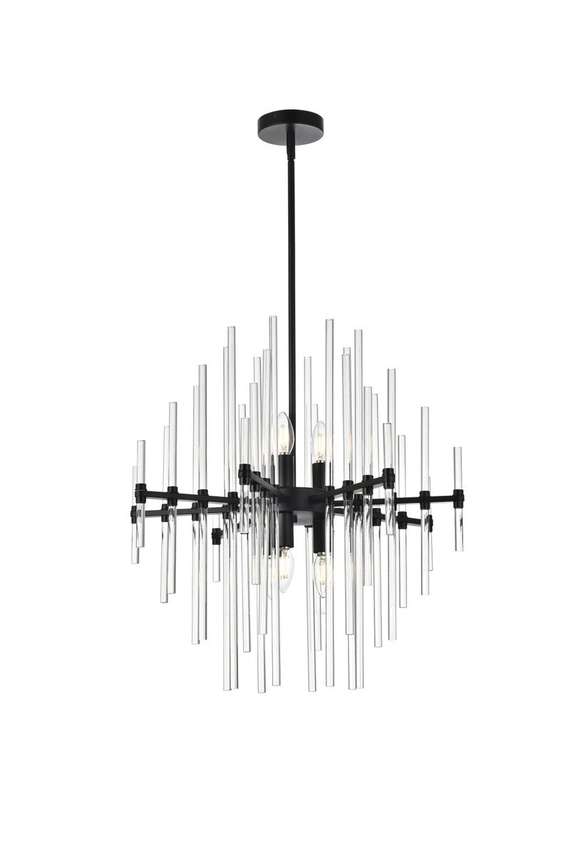 Elegant Sienna 2502D23BK Pendant Light - Black