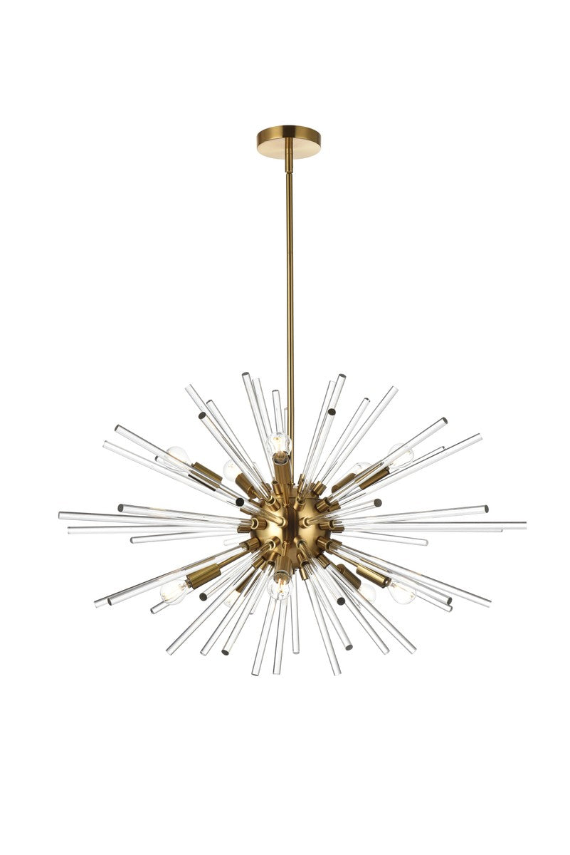 Elegant Sienna 2502D32SG Chandelier Light - Gold