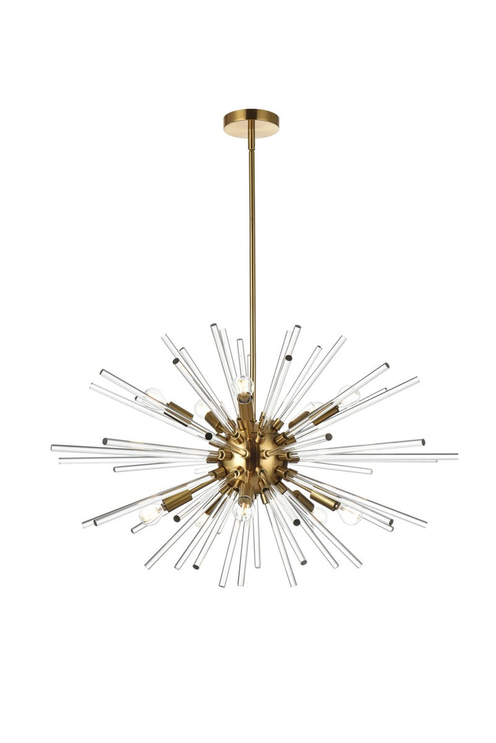 Elegant Sienna 2502D32SG Chandelier Light - Gold