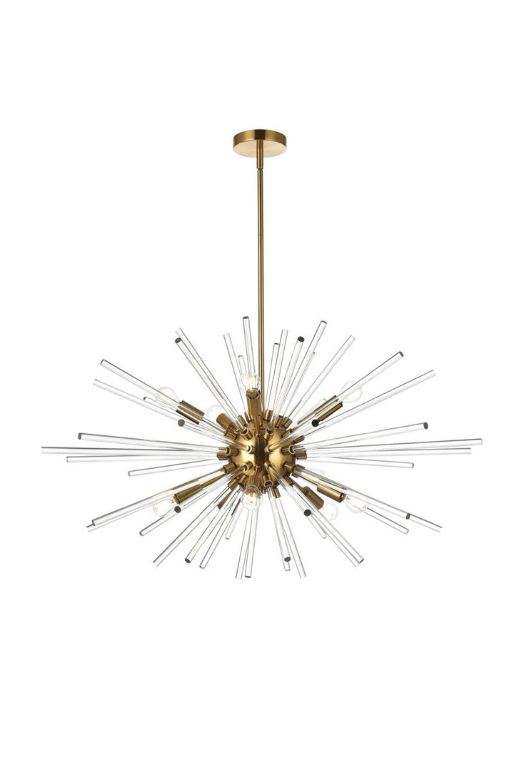 Elegant Sienna 2502D36SG Chandelier Light - Gold