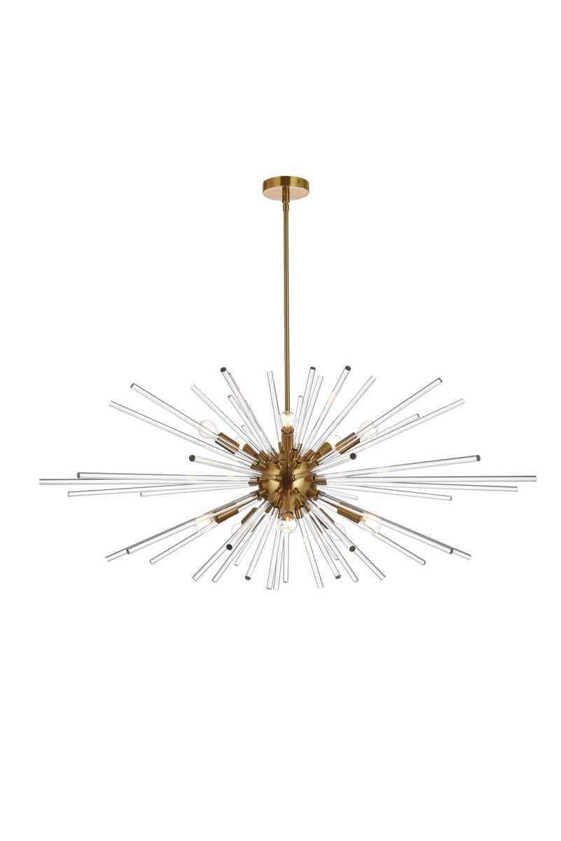 Elegant Sienna 2502D42SG Chandelier Light - Gold