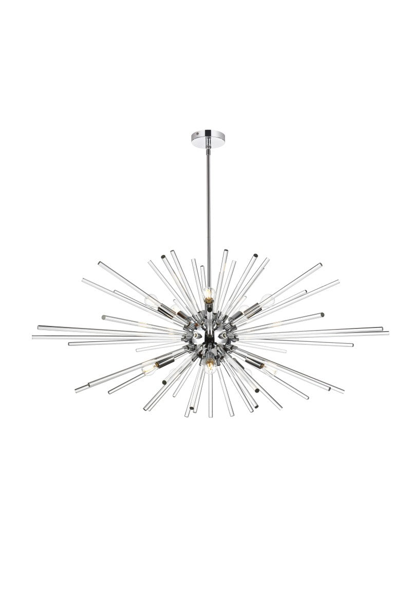 Elegant Sienna 2502D46C Chandelier Light - Chrome