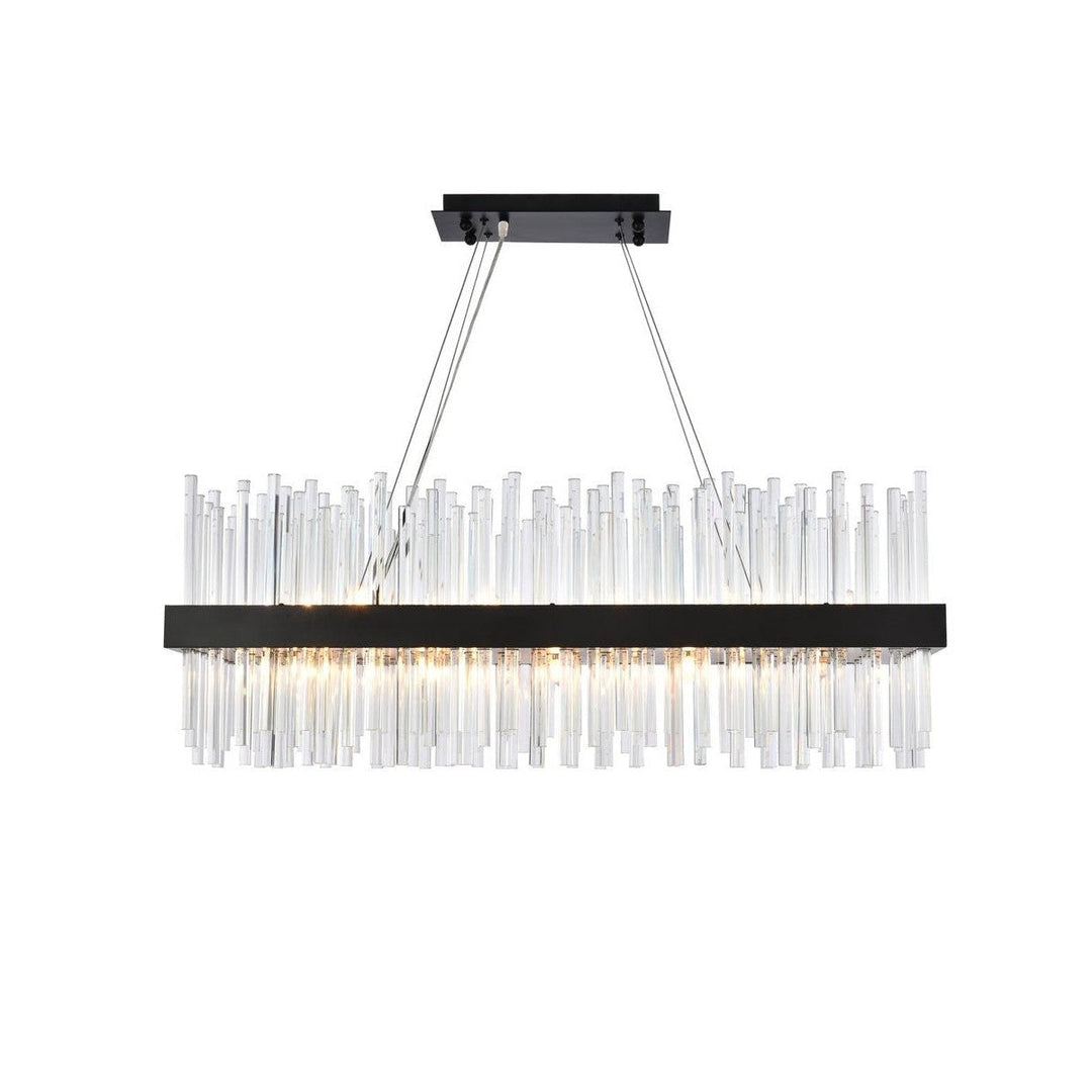 Elegant Dallas 3000G36BK Pendant Light - Black