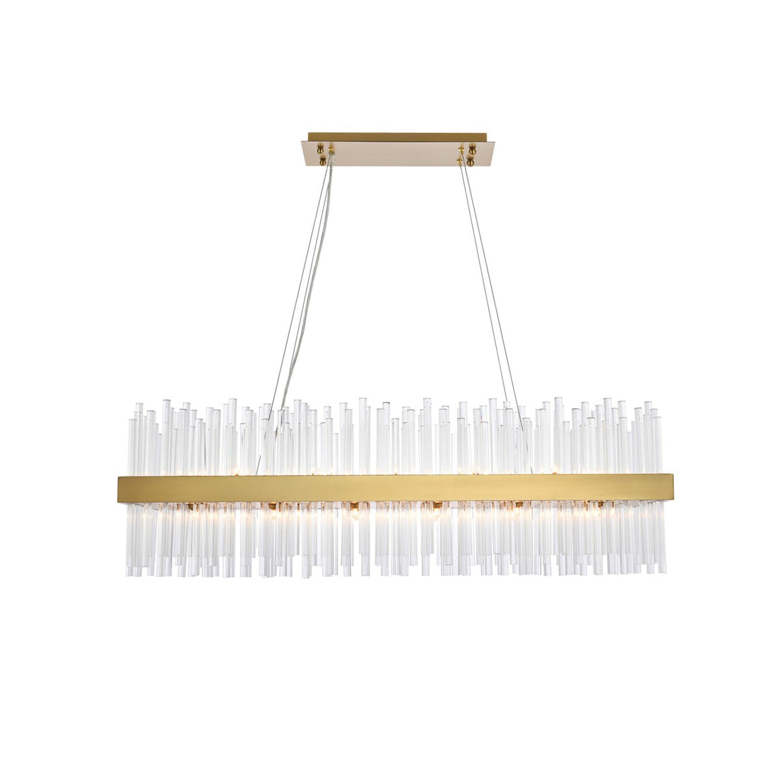 Elegant Dallas 3000G42SG Chandelier Light - Satin Gold