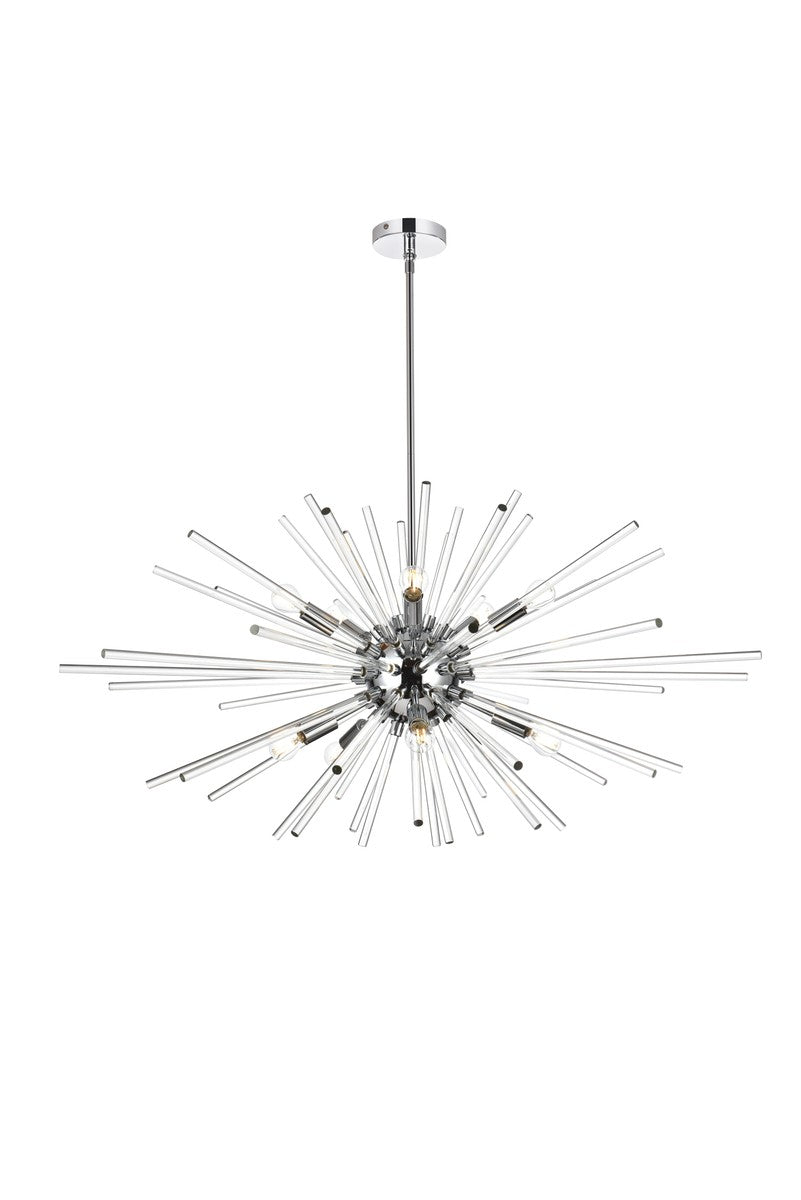 Elegant Sienna 2502D42C Chandelier Light - Chrome