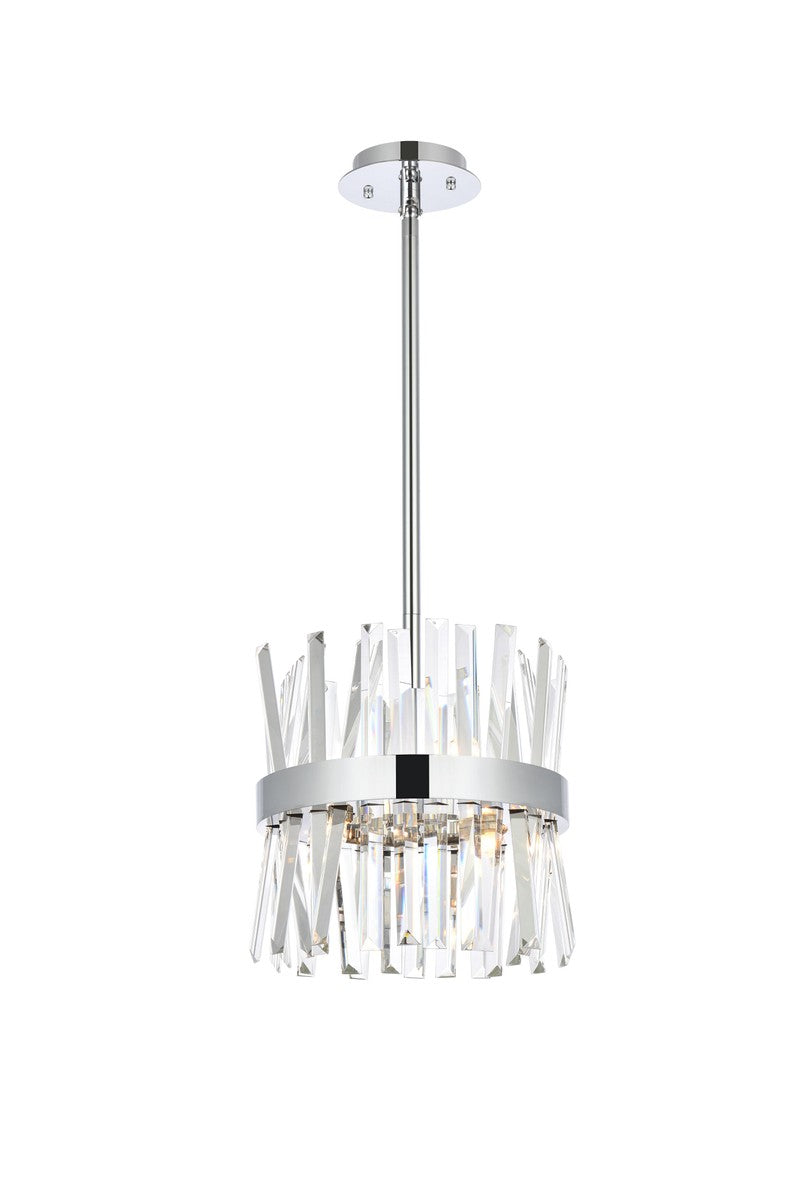 Elegant Serephina 6200D12C Pendant Light - Chrome