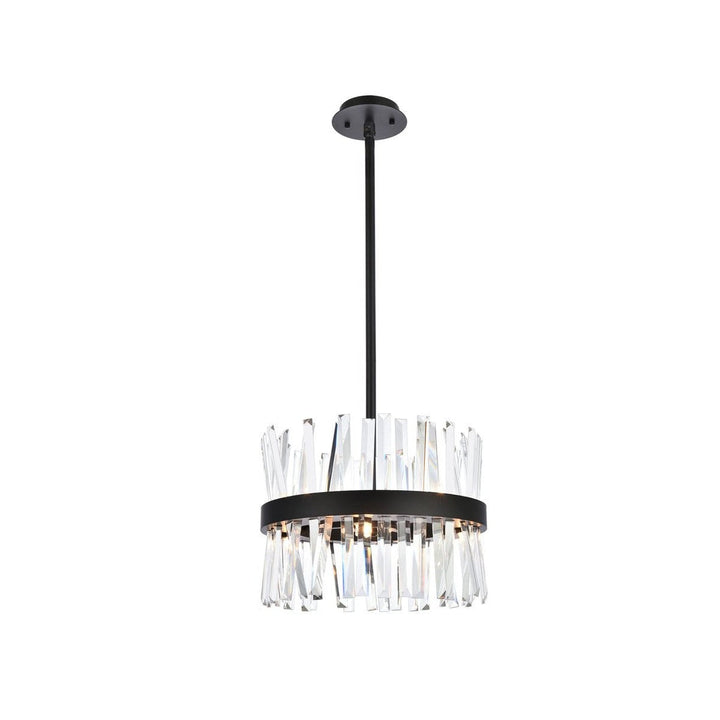 Elegant Serephina 6200D16BK Pendant Light - Black