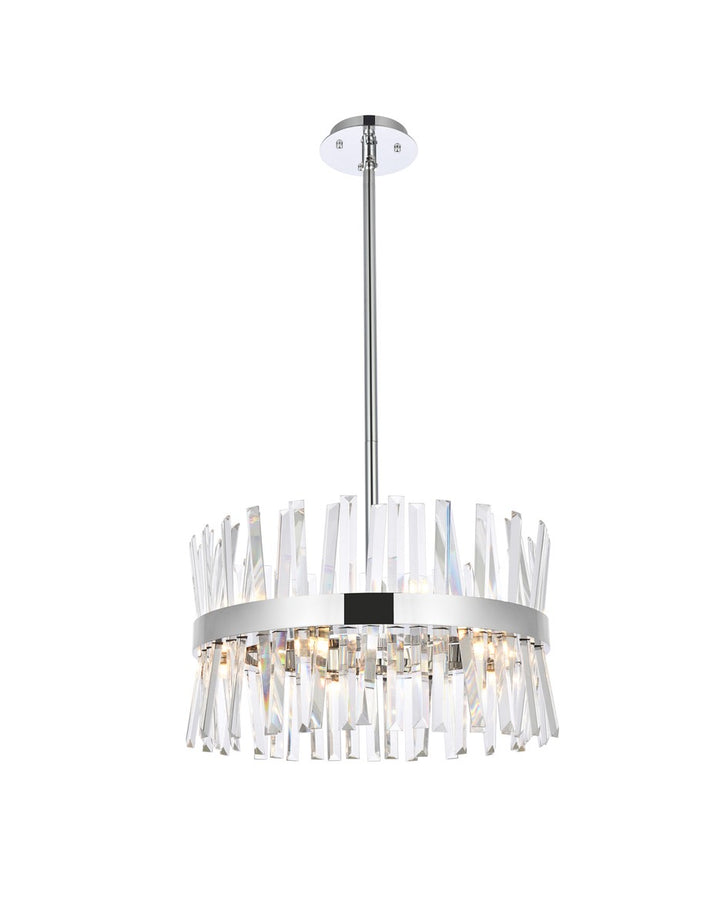 Elegant Serephina 6200D20C Pendant Light - Chrome