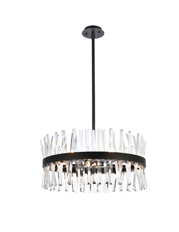 Elegant Serephina 6200D25BK Chandelier Light - Black