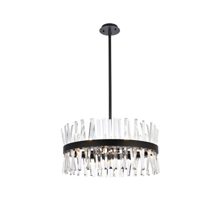 Elegant Serephina 6200D25BK Chandelier Light - Black