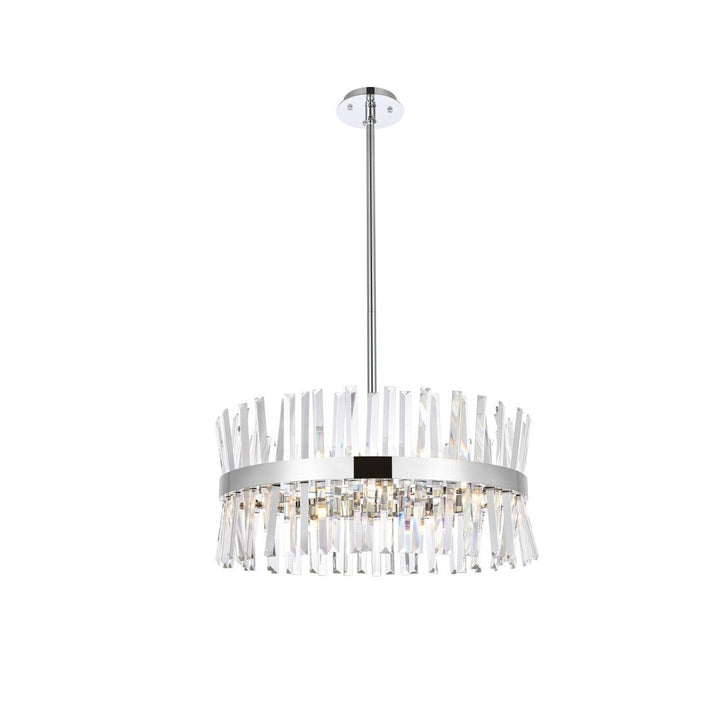 Elegant Serephina 6200D25C Chandelier Light - Chrome