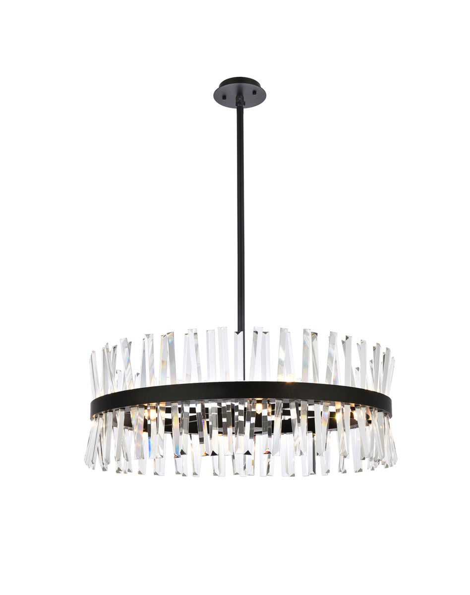 Elegant Serephina 6200D32BK Chandelier Light - Black