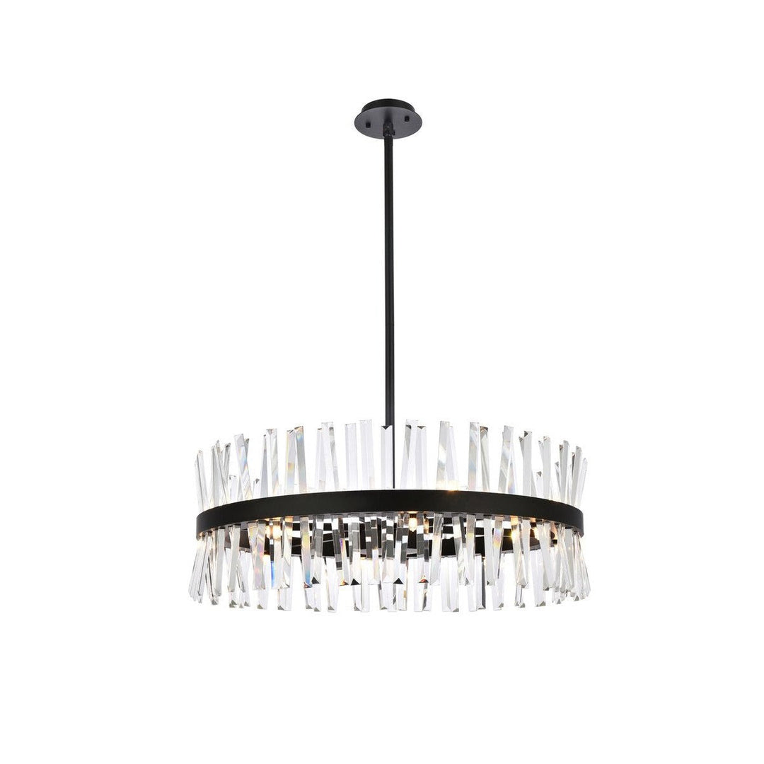 Elegant Serephina 6200D32BK Chandelier Light - Black