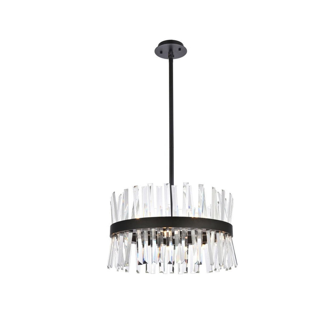 Elegant Serephina 6200D20BK Pendant Light - Black