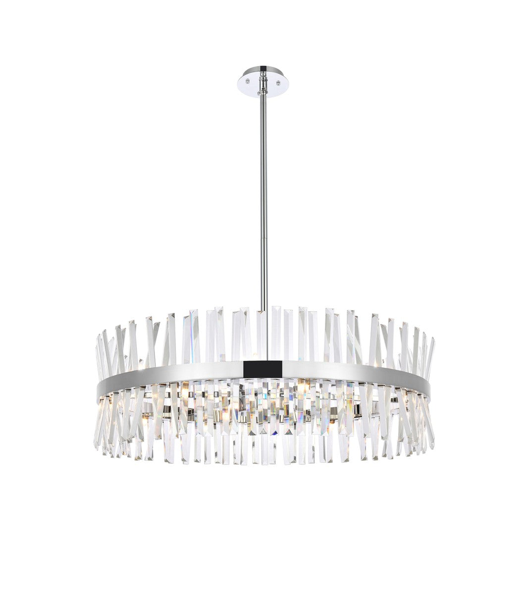 Elegant Serephina 6200D36C Chandelier Light - Chrome