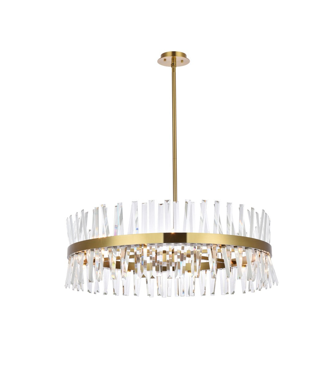 Elegant Serephina 6200D36SG Chandelier Light - Satin Gold