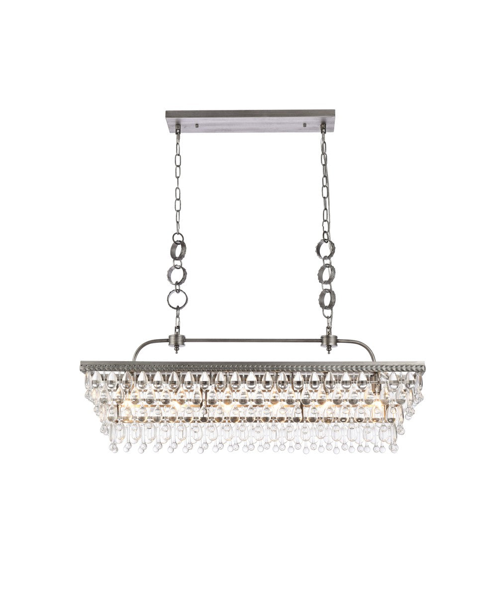 Elegant Nordic 1219G40AS Chandelier Light - Antique Silver