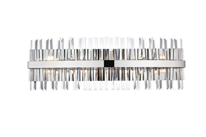 Elegant Serephina 6200W36C Bath Vanity Light 5 in. wide - Chrome