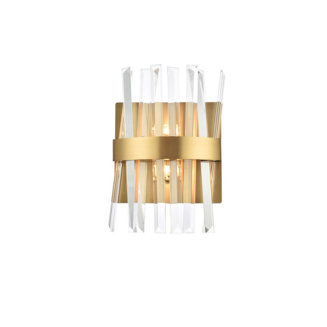 Elegant Serephina 6200W8SG Wall Sconce Light - Satin Gold