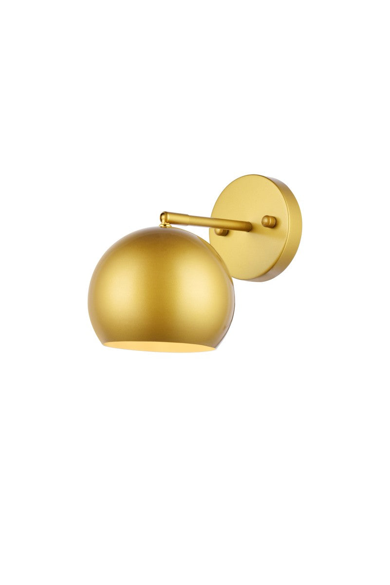 Elegant Othello LD2355BR Wall Sconce Light - Brass